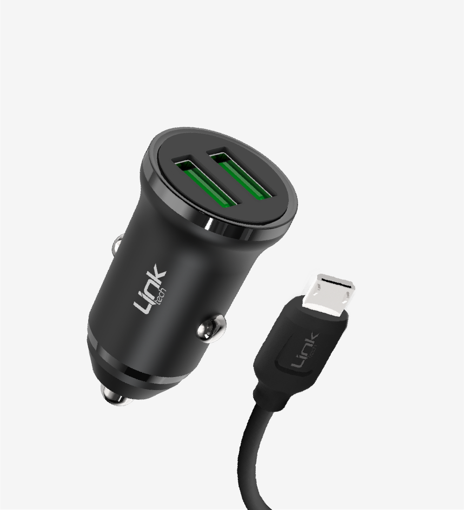 C481 ECO Çevre Dostu with Micro USB Kablolu 12W Araç Şarj Aleti