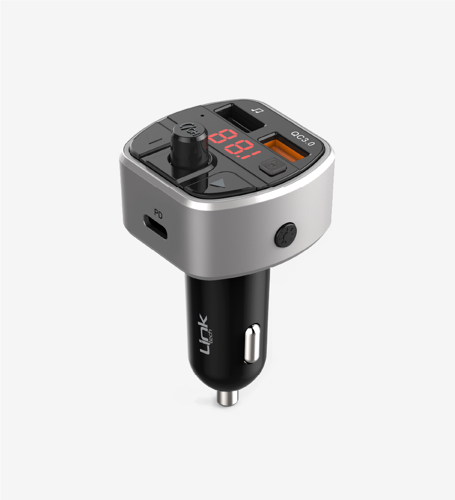 GP14 Premium Triple Charging PD  & QC3.0 38w 5.0 Bluetooth FM Transmitter