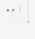 H545 Premium Süper Bas Earphone Kulak İçi Lightning Kablolu Kulaklık