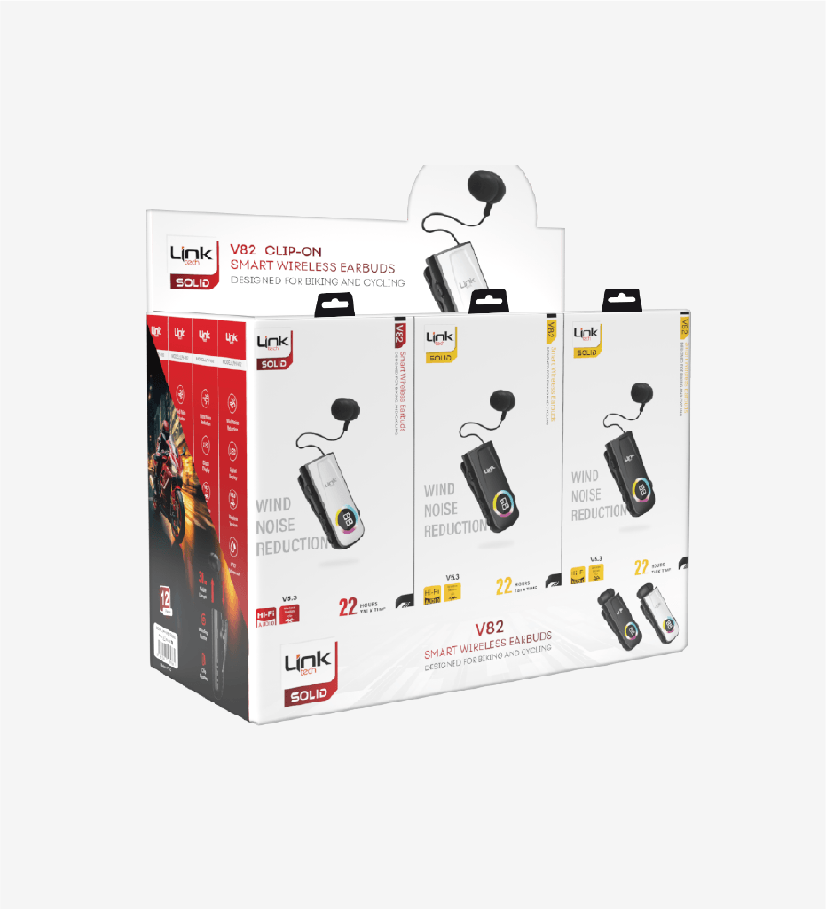 V82 Solid Ekranlı Titreşimli Makaralı Bluetooth Kulaklık 12'li Paket