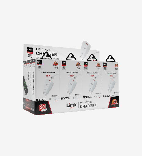 [LCT-T441/20PCS] T441 Strong 18W Mikro USB Kablolu Hızlı Şarj Cihazı 20'li Paket